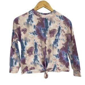 Love Fire Tie Dye Sweatshirt Small